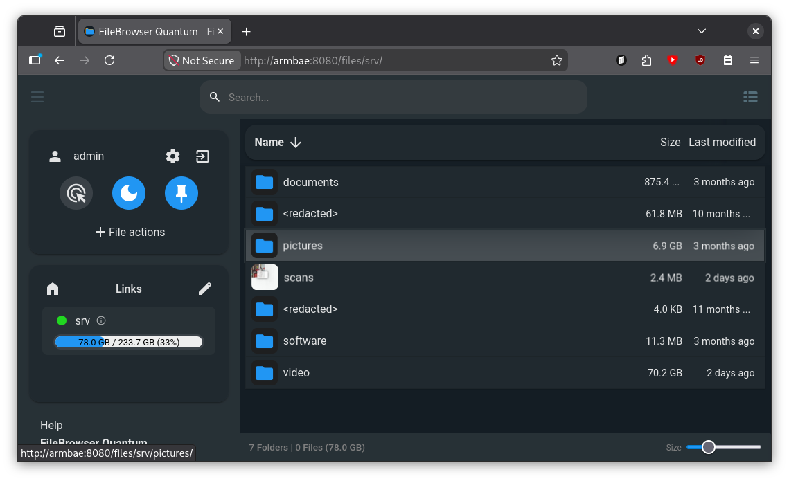 Filebrowser