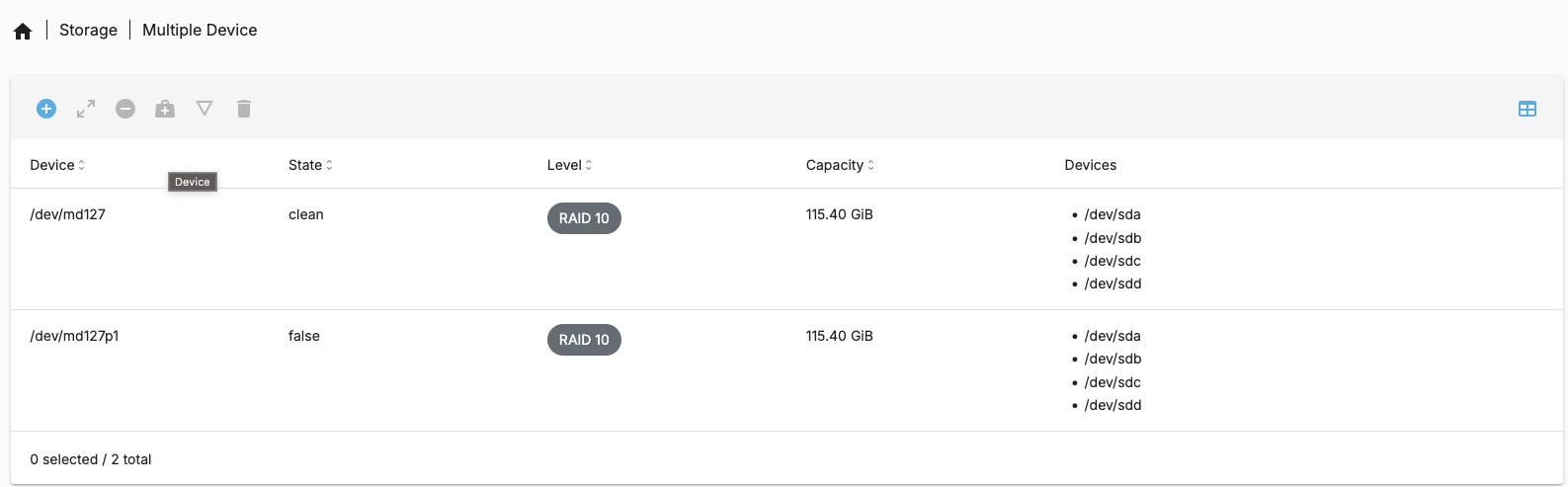 RAID array