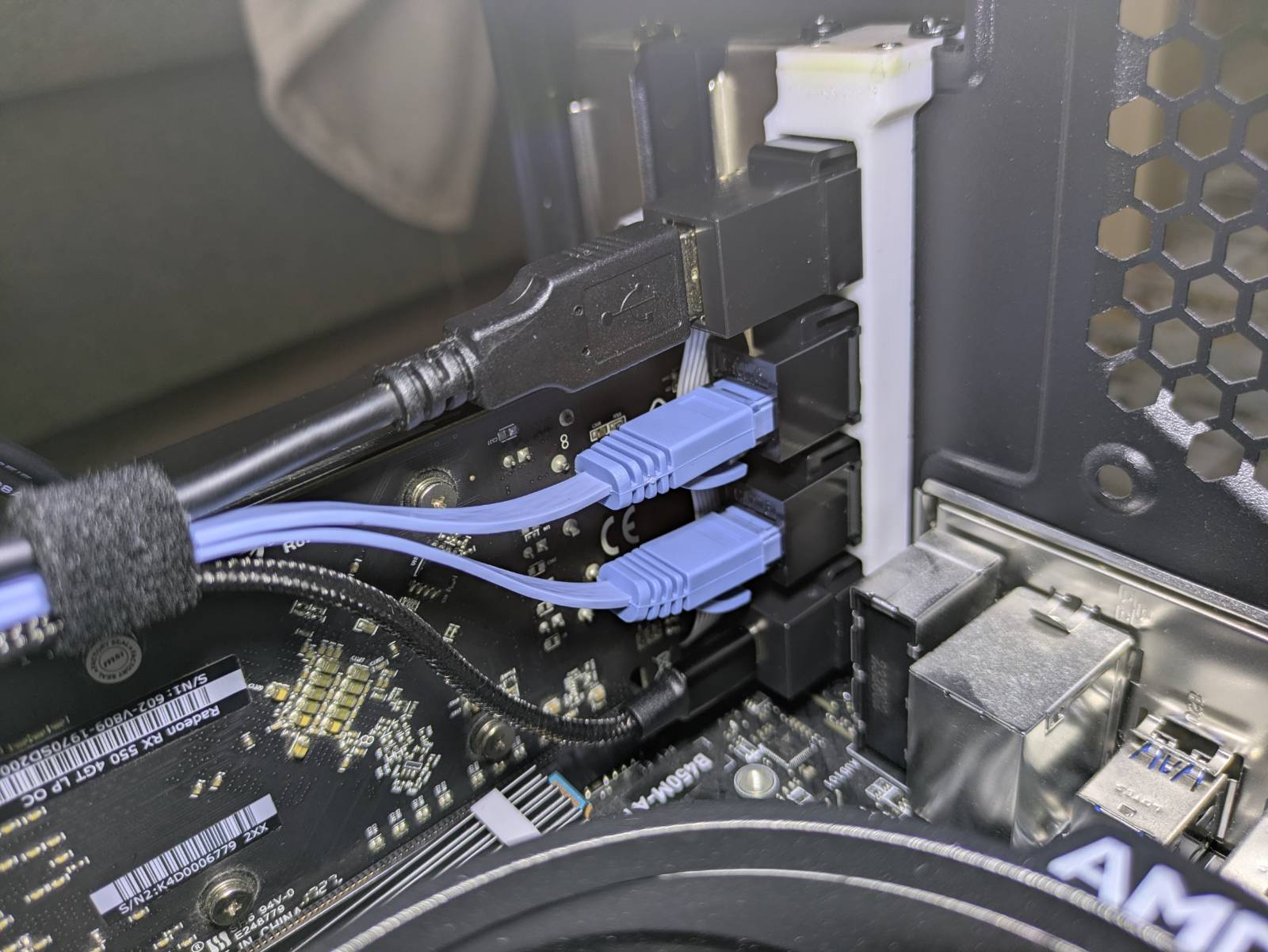 PCI bracket internal